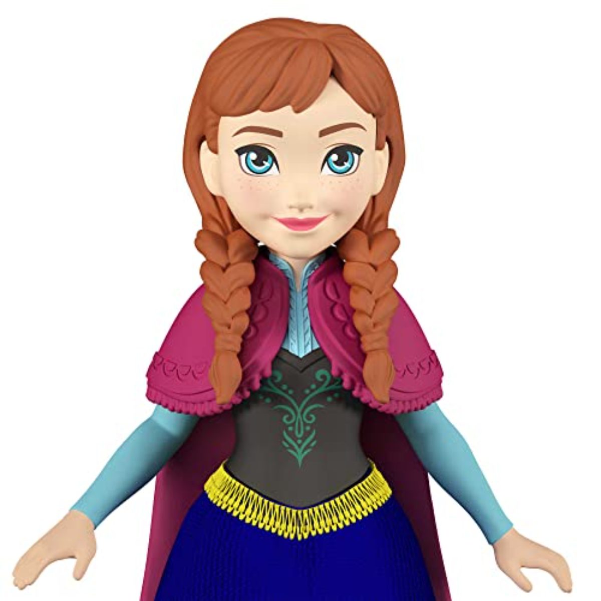 Disney Frozen Minis Anna y Sven Muñeca pequeña con reno de juguete, +3 años (Mattel HLX03)
