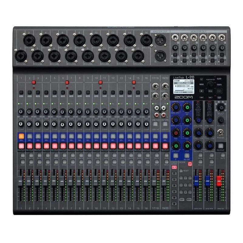 Mezclador Digital Y Grabadora Multipista Zoom Livetrak L-20