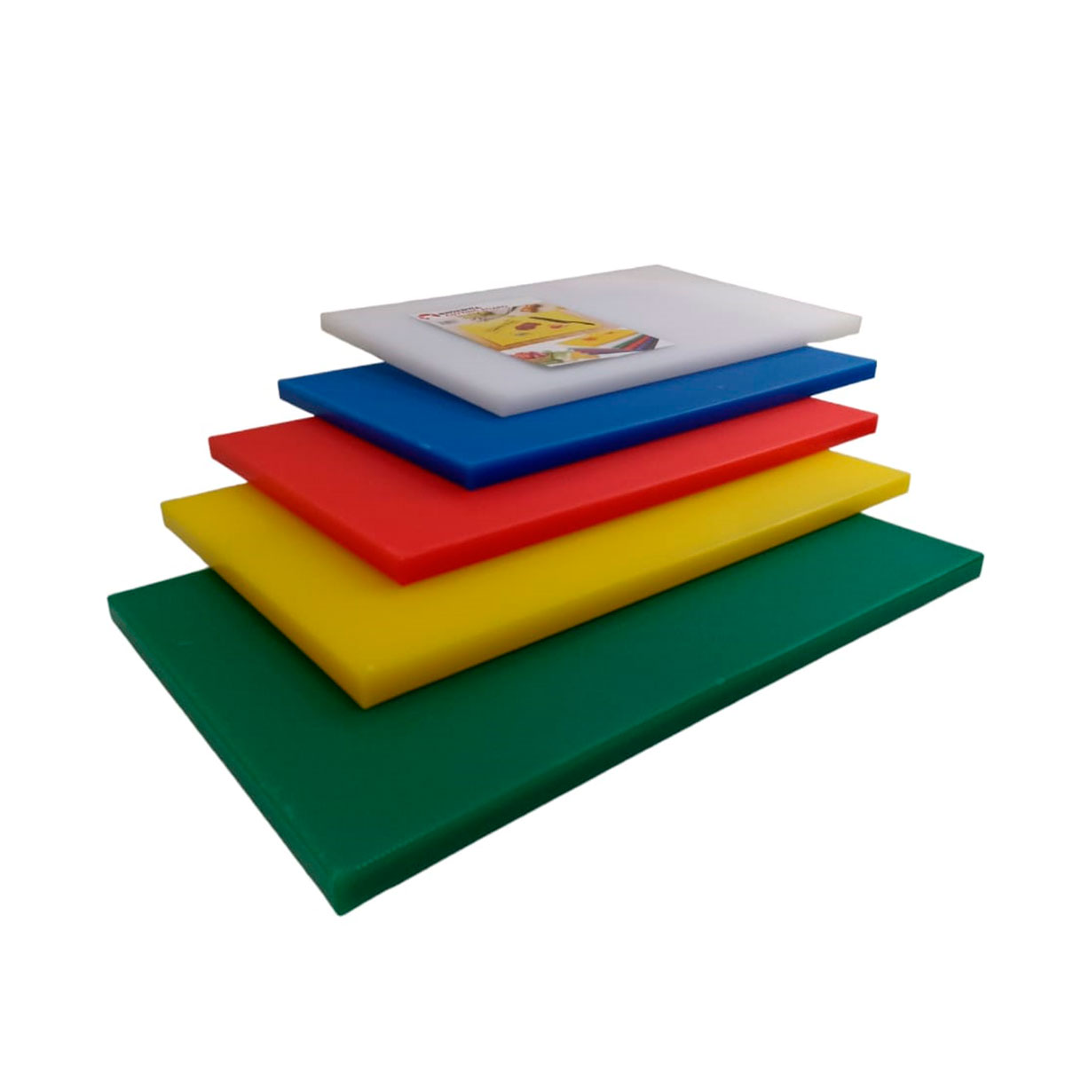 Kit de 5 tablas para picar Colores Grande 56*36*2.2 Shorbull