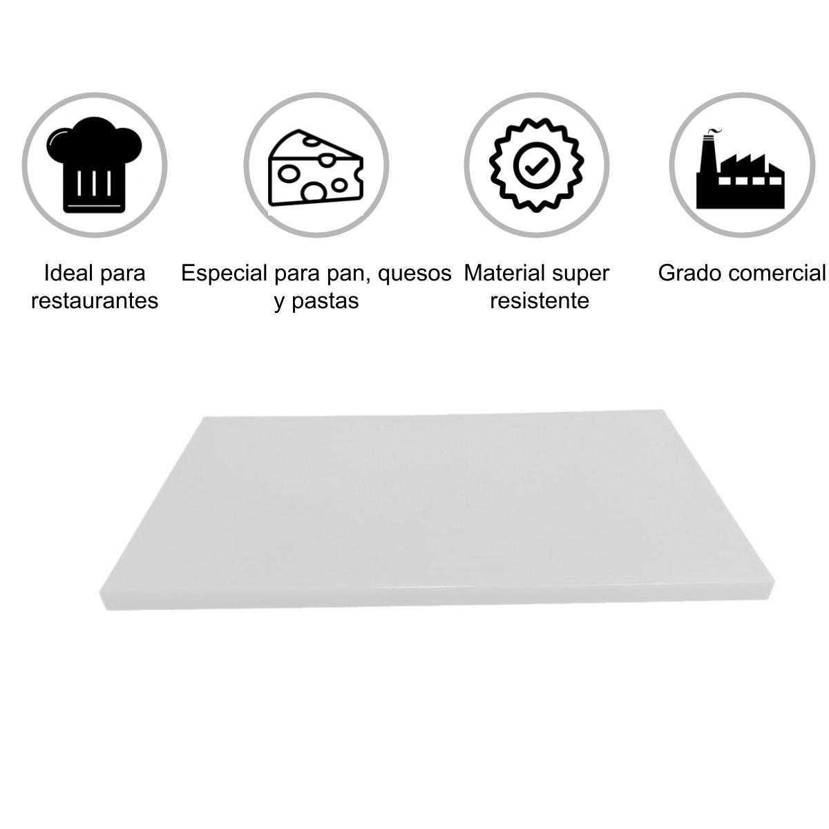 Tabla para picar Blanca 56*36*2.2CM SHORBULL