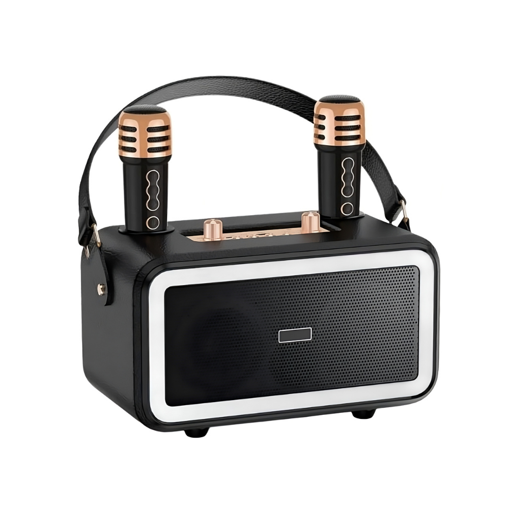 Karaoke Portátil Gadgets and Fun incluye 2 micrófonos inalámbricos