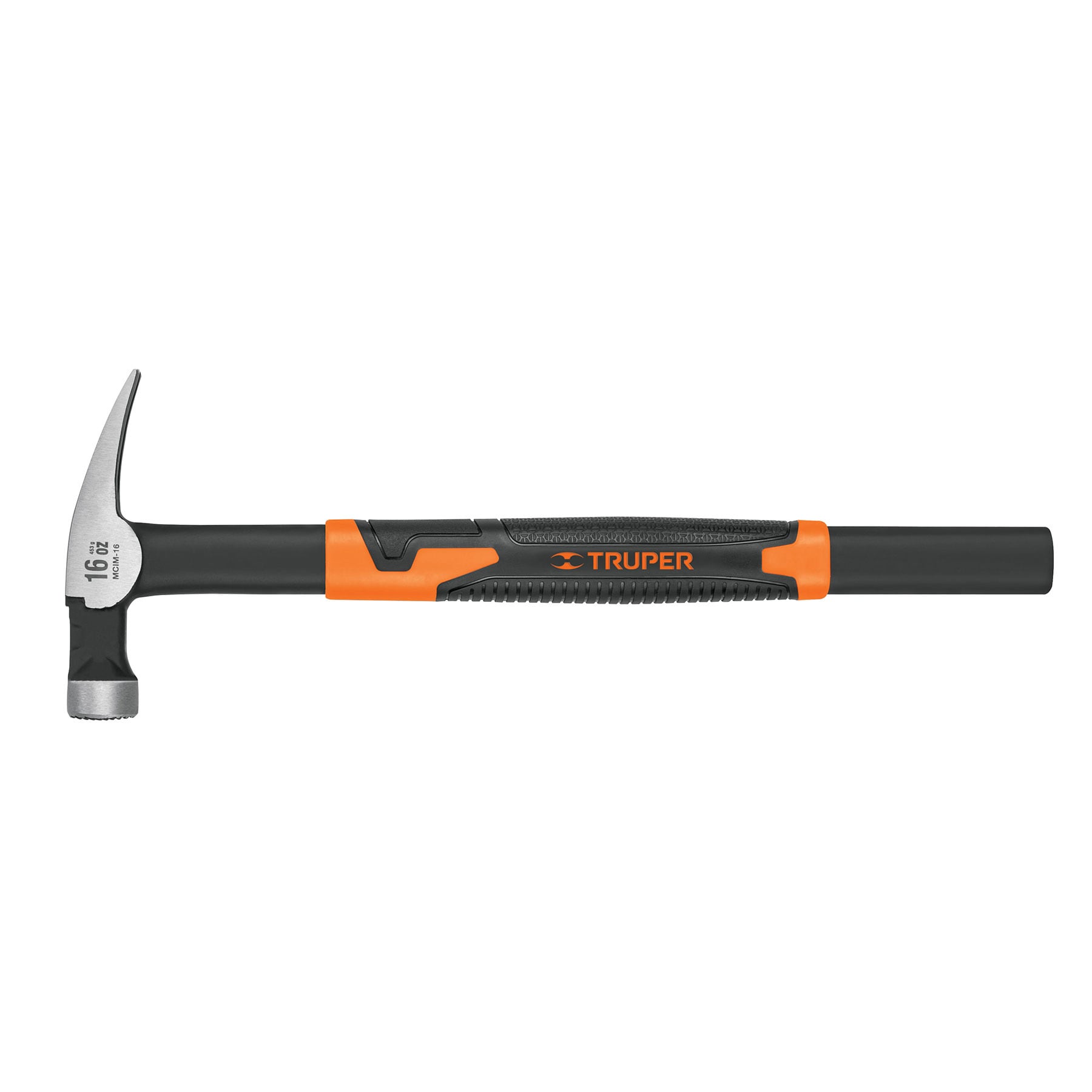 MARTILLO TUBULAR PARA CIMBRA 16 OZ UÑA RECTA, MANGO ACERO TRUPER 10754