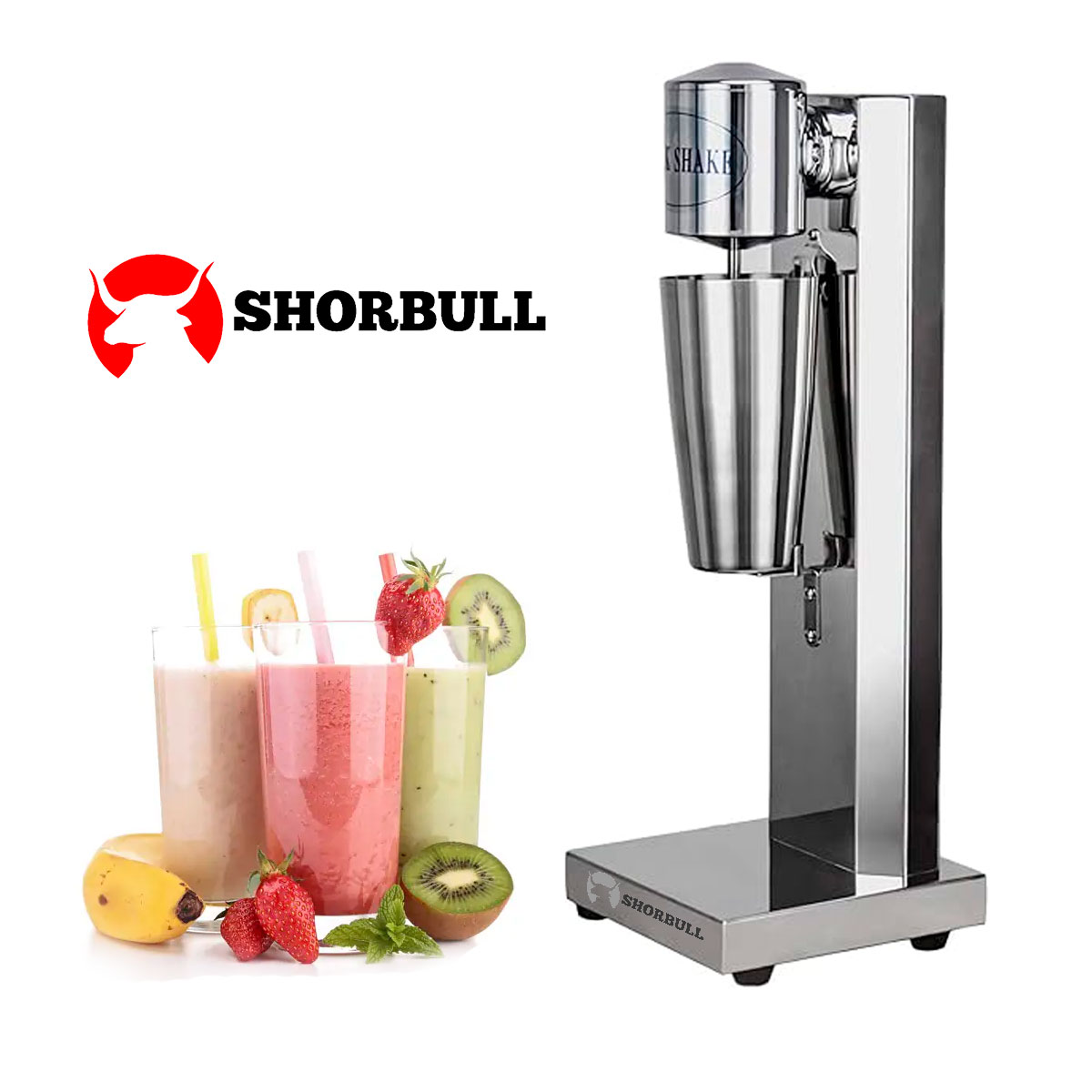 Maquina Batidora Malteadas Esquimera Milkshake Acero 700ml SHORBULL