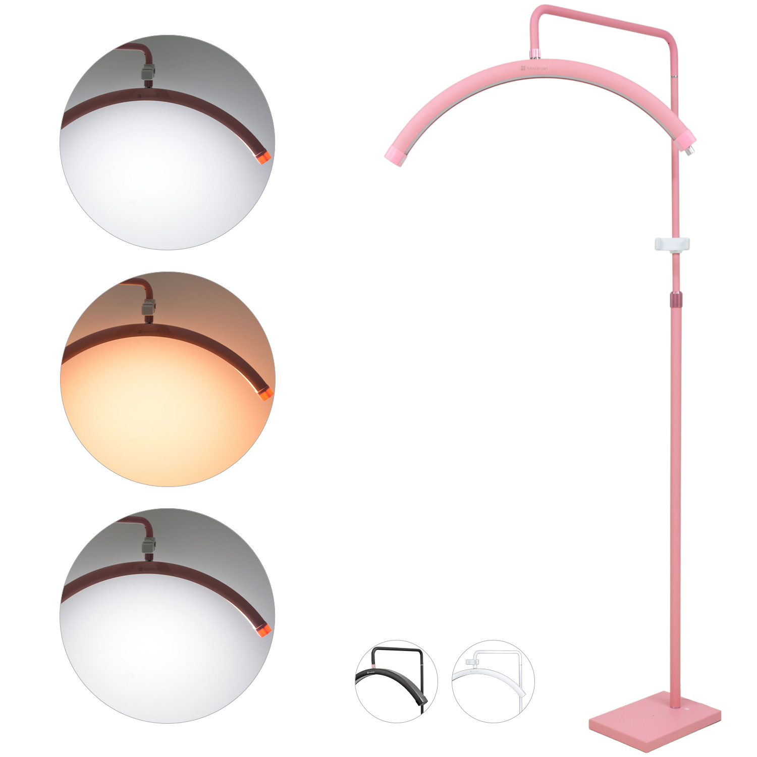 Lampara Pestañas 1x1 Control Luz Led 48w 2520 A 2800 Lm 360