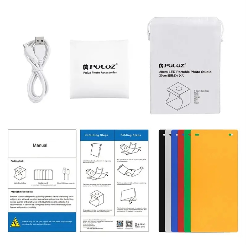 Caja de luz para fotografia cubo para estudio