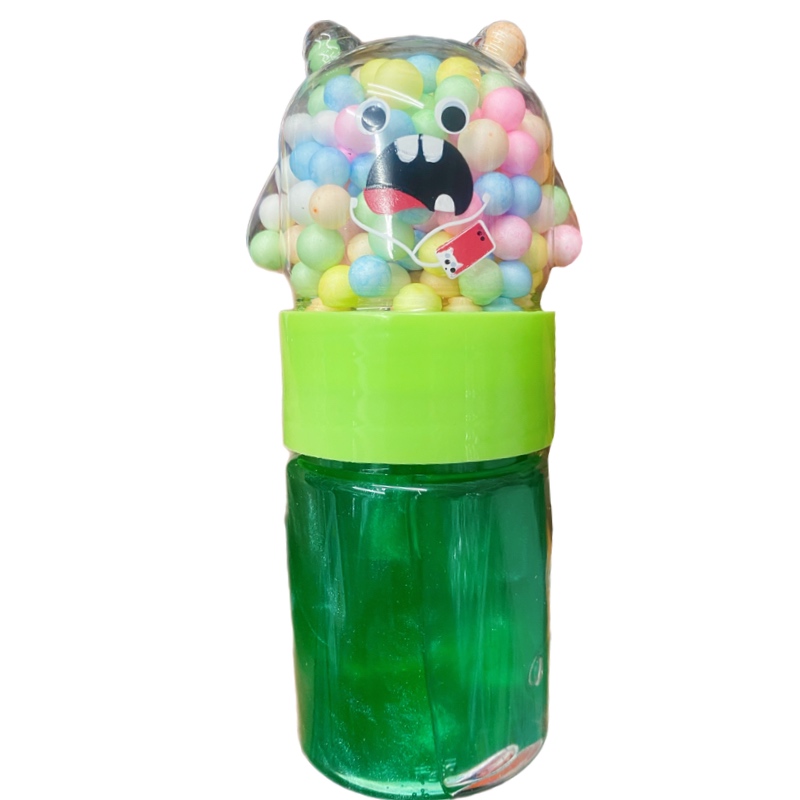 Slime Brilloso Monstruo Pelotitas Regalos Juguetes 3pz