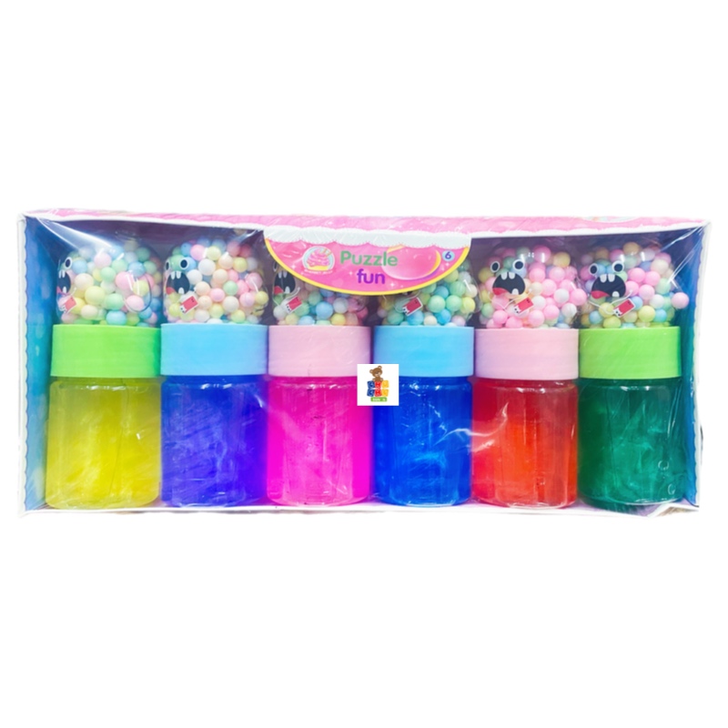 Slime Brilloso Monstruo Pelotitas Regalos Juguetes 3pz