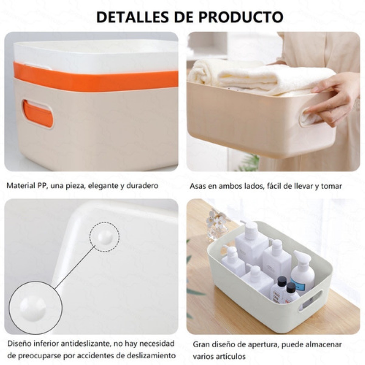 Caja De Almacenamiento Para Cosméticos Y Papelería, 9 Pzs. Colores