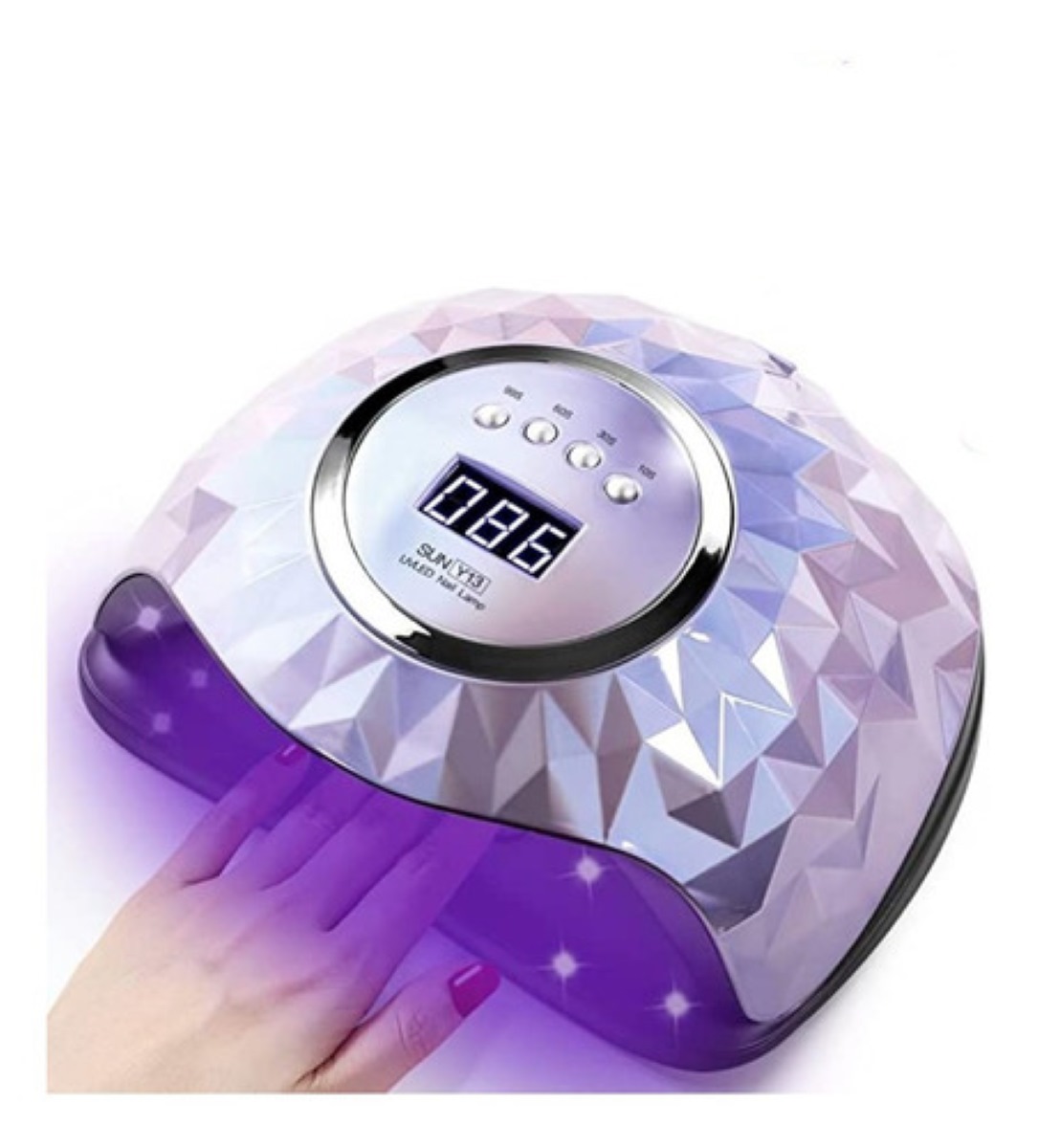Lámpara De Uñas Profesional Más Rápido 248w/60led Uv Sun Y13 Violeta