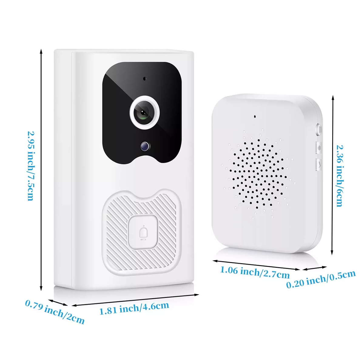 Timbre Video Wifi Inalámbrico Timbre Monitoreo Voz Remoto