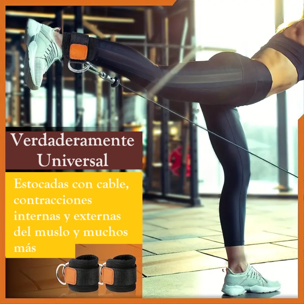 Grillete Gym Correas Tobilleras Para Máquinas De Gimnasio