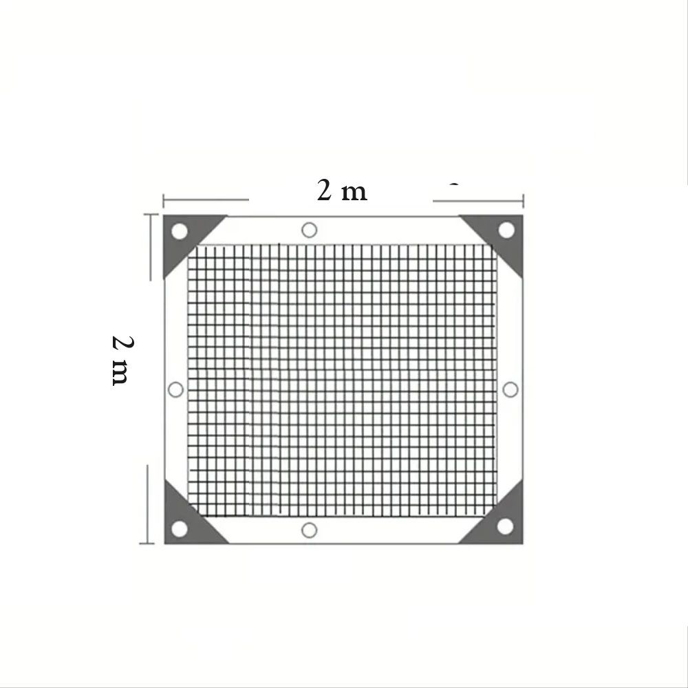 Malla sombra 2 x 2 m para Jardin