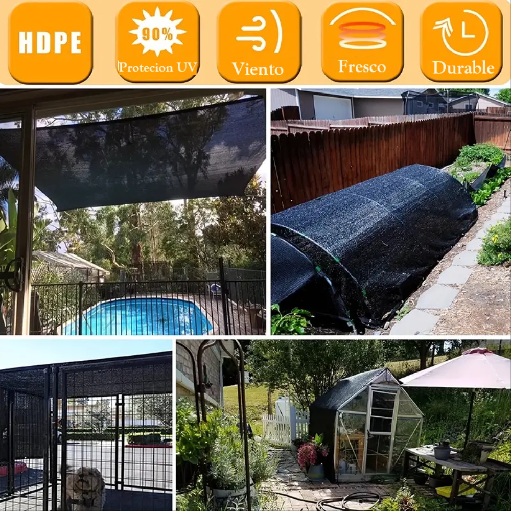 Malla sombra 2 x 2 m para Jardin