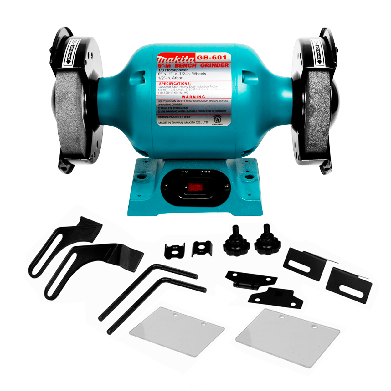 Esmeril Banco 6 240W 1/2 Hp 2850Rpm Makita Gb601