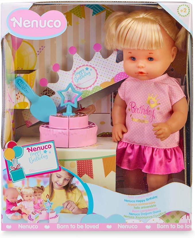 Nenuco FELIZ CUMPLEAÑOS - Nenuco born to be loved - Juguetes Famosa 