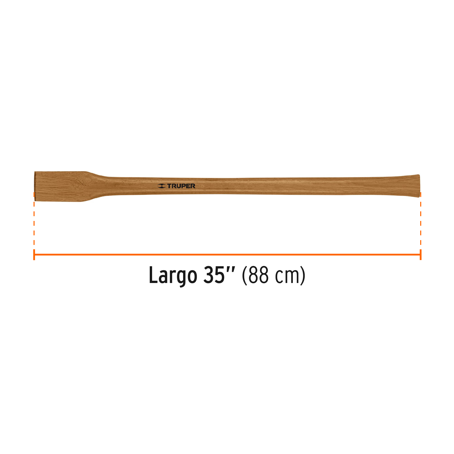 MANGO HICKORY 35" PARA HACHA DOBLE MICHIGAN 3-1/2 LB, TRUPER 10810