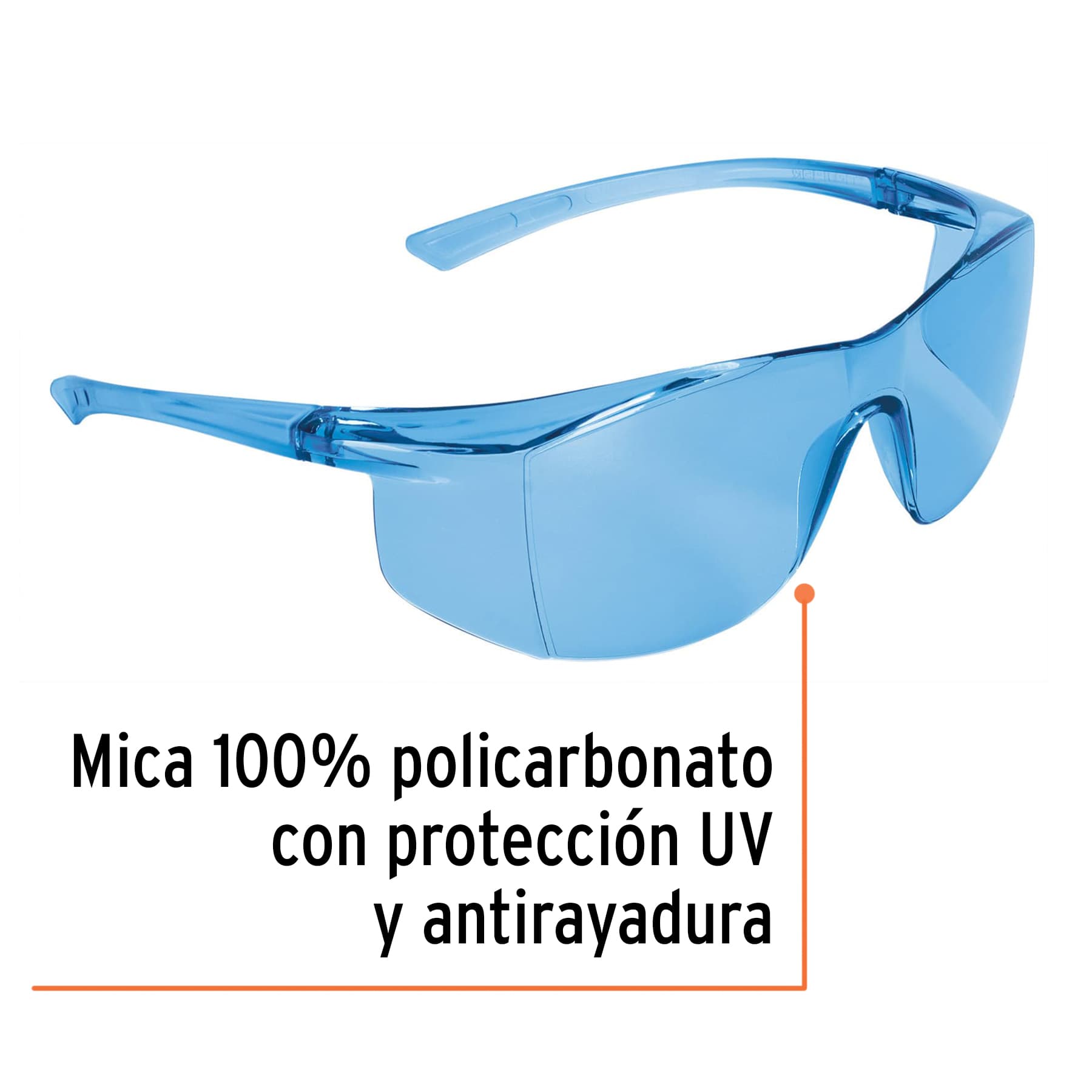 LENTES DE SEGURIDAD AZULES, TRUPER ULTRALITE 10819