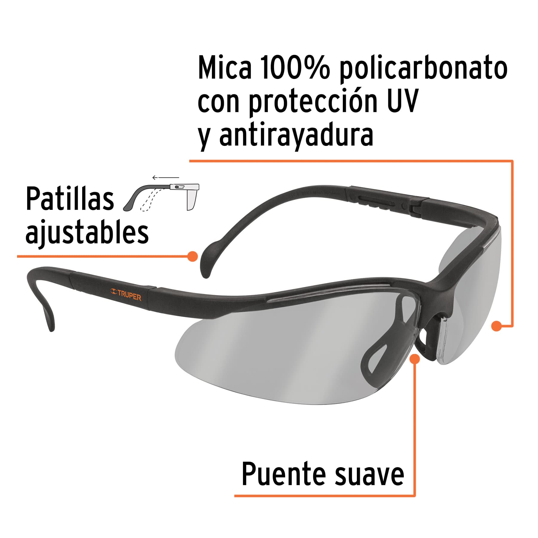 Lentes truper de cheap seguridad