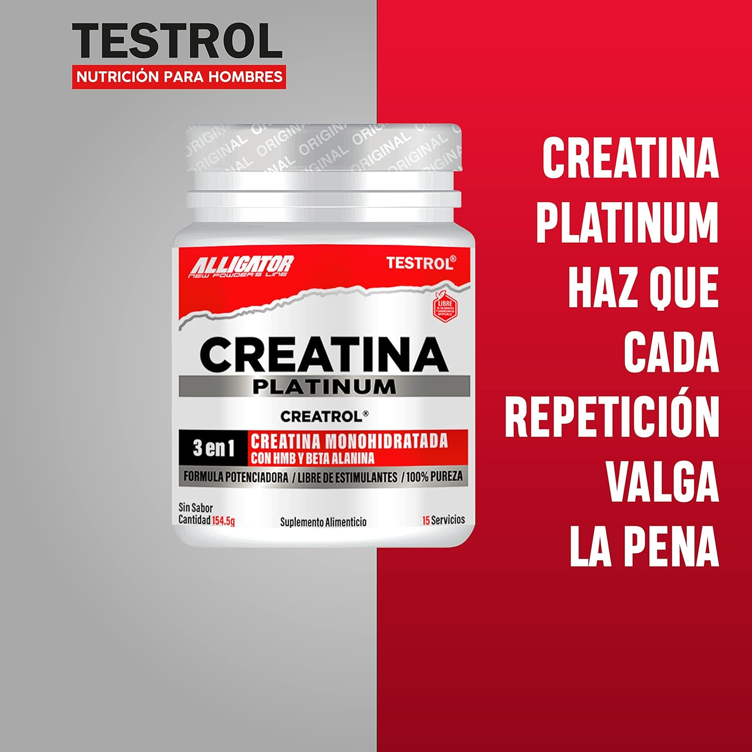 Creatina Platinum 15 servicios