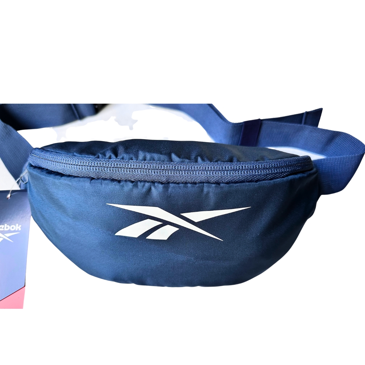 Cangurera Reebok Original Azul Hombre Mujer Gym Mochila