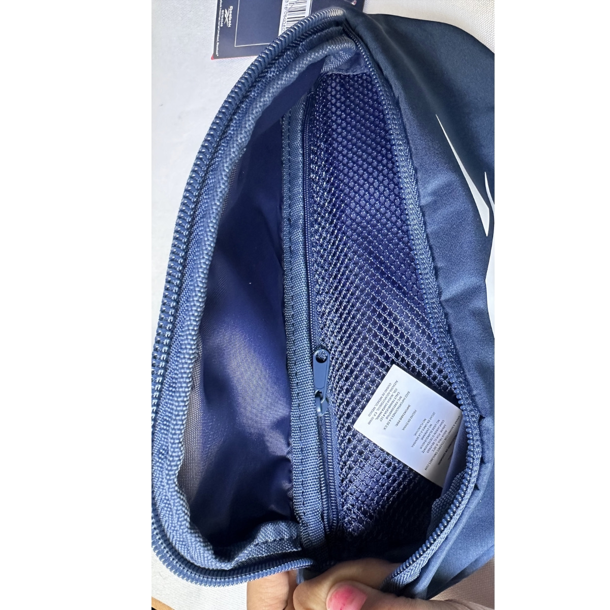 Cangurera Reebok Original Azul Hombre Mujer Gym Mochila