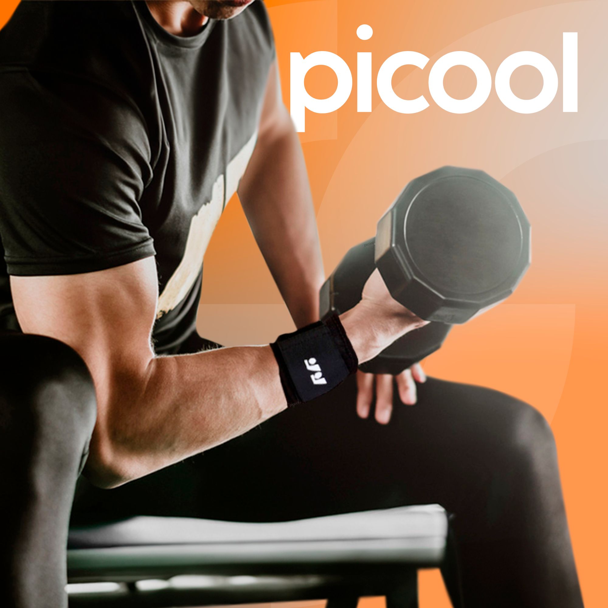 Muñequera Deportiva Ajustable Para Gym Compresion