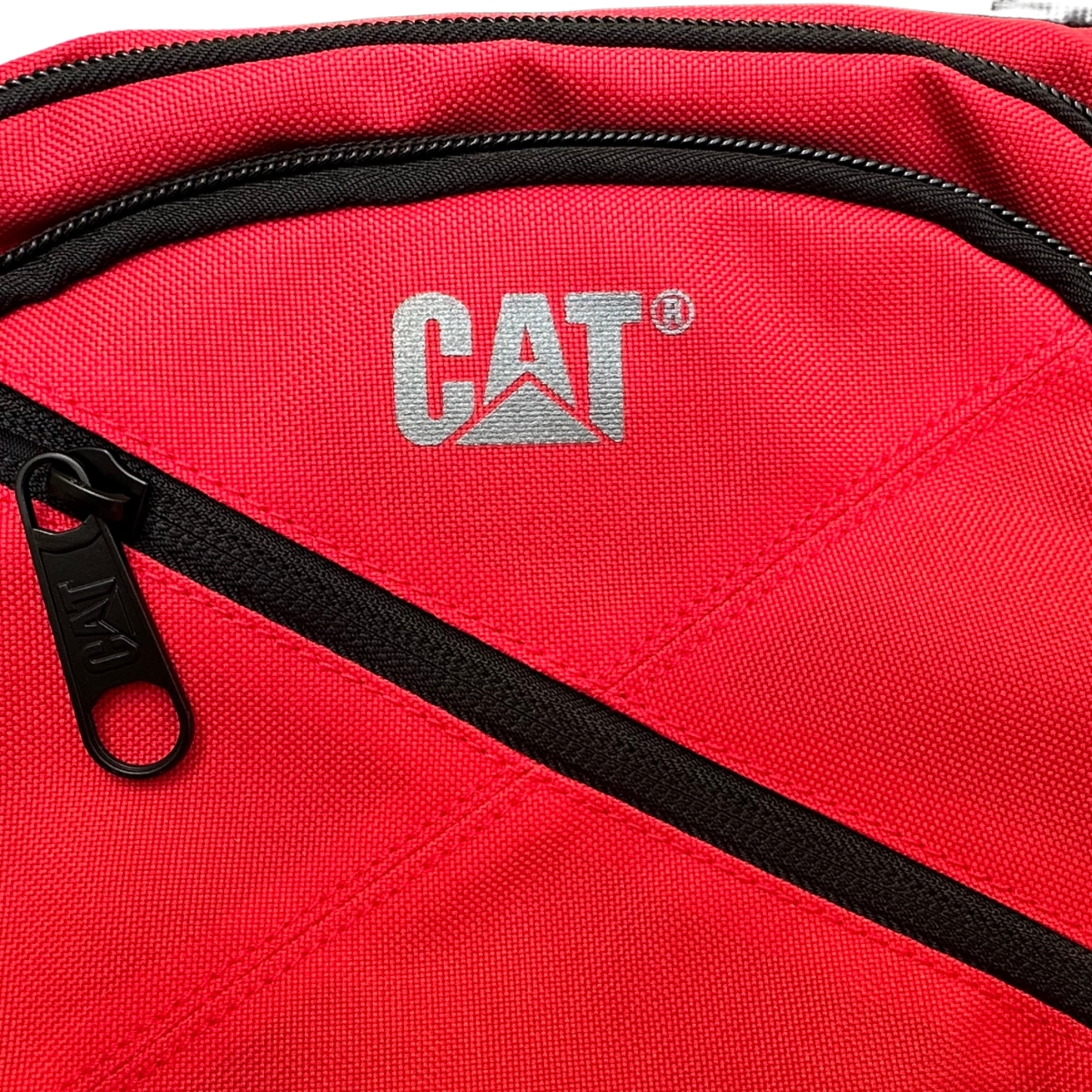 Cangurera Caterpillar Roja Original Mariconera Hombre Unisex