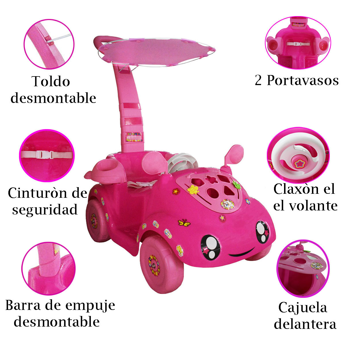 Carrito Montable Mini Movil MyToy 5205 Rosa