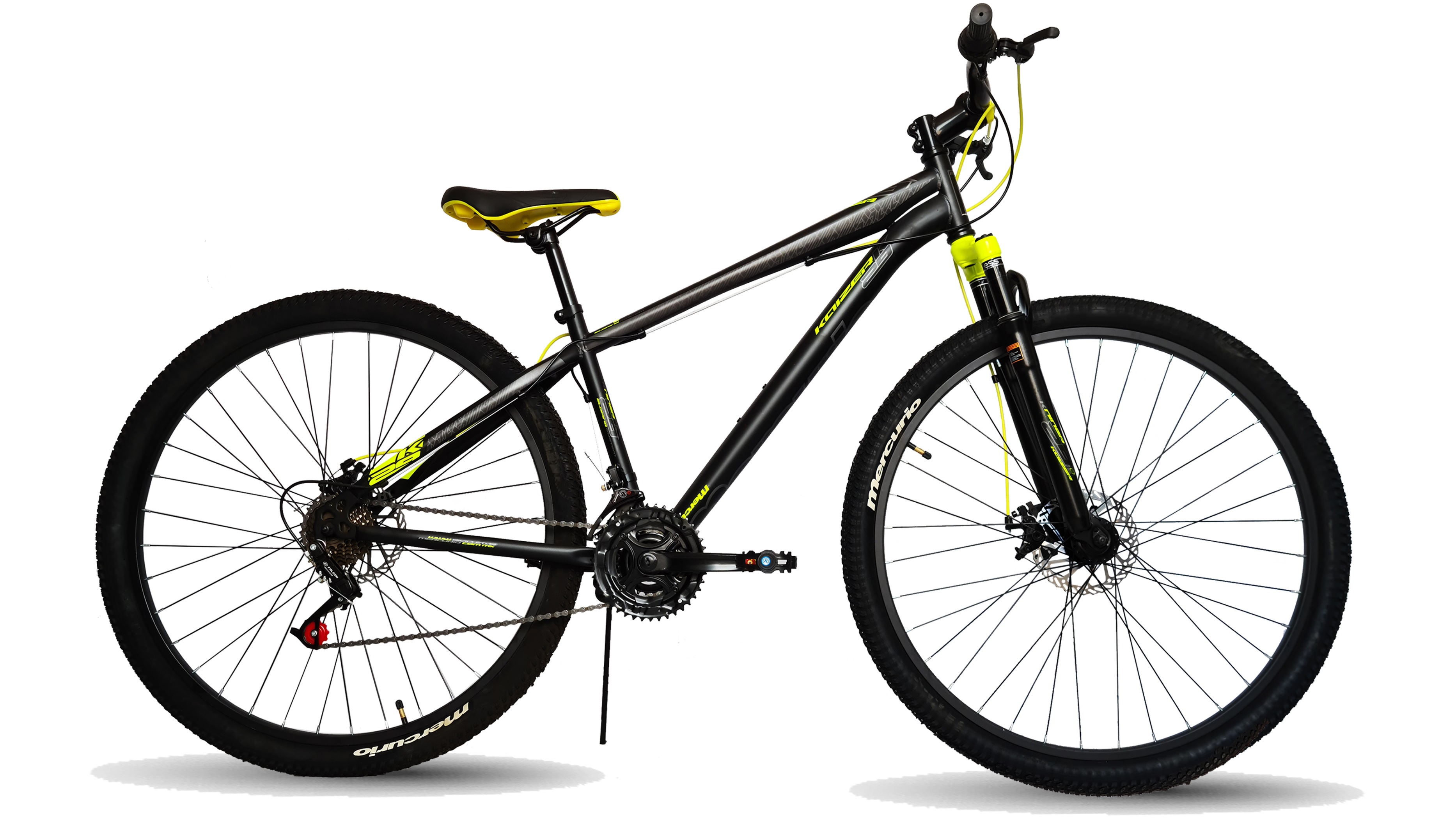 Bicicleta Mercurio Kaizer Rodada 29 Suspensión 21 Velocidades Verde