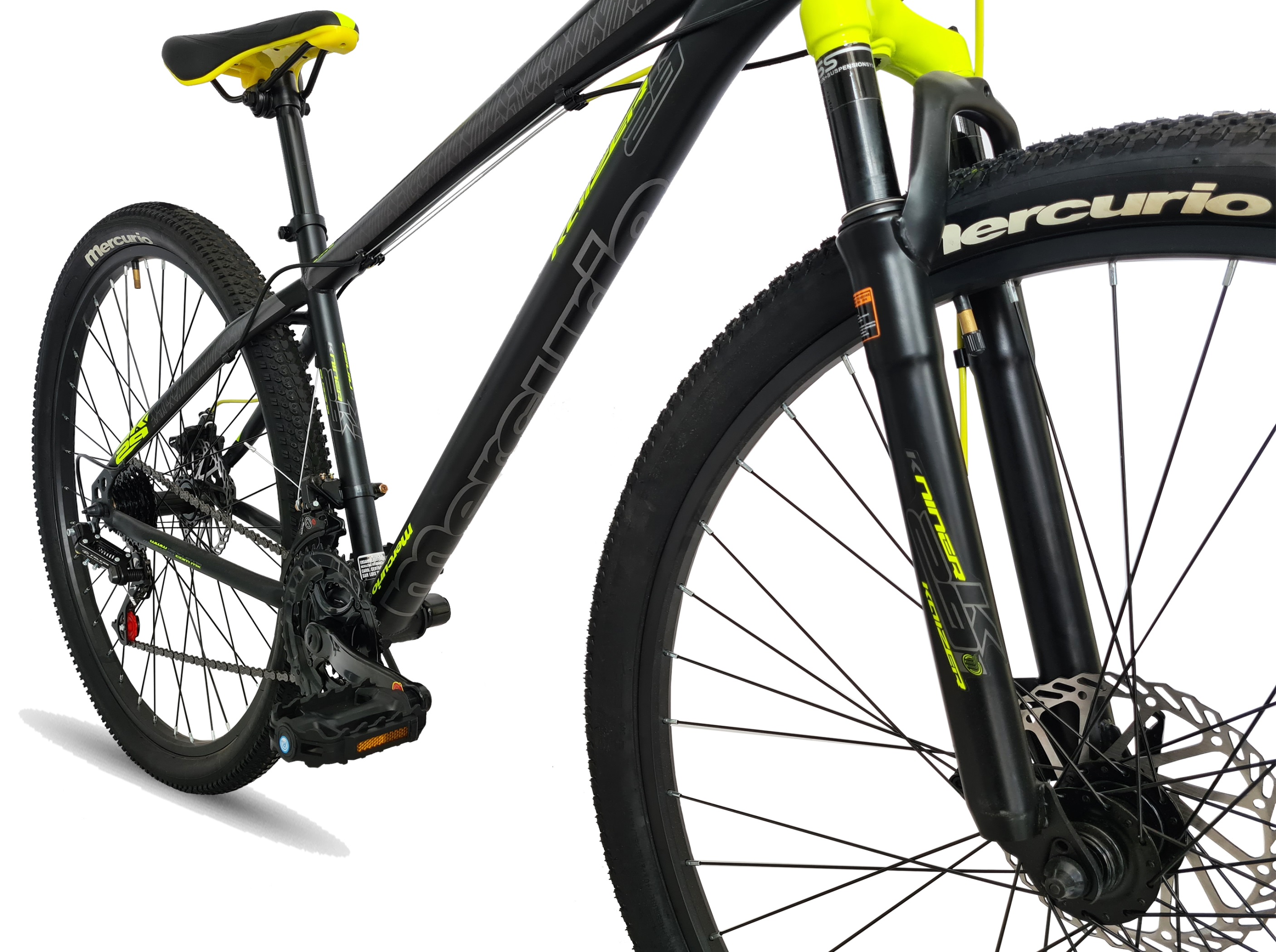 Bicicleta Mercurio Kaizer Rodada 29 Suspensión 21 Velocidades Verde