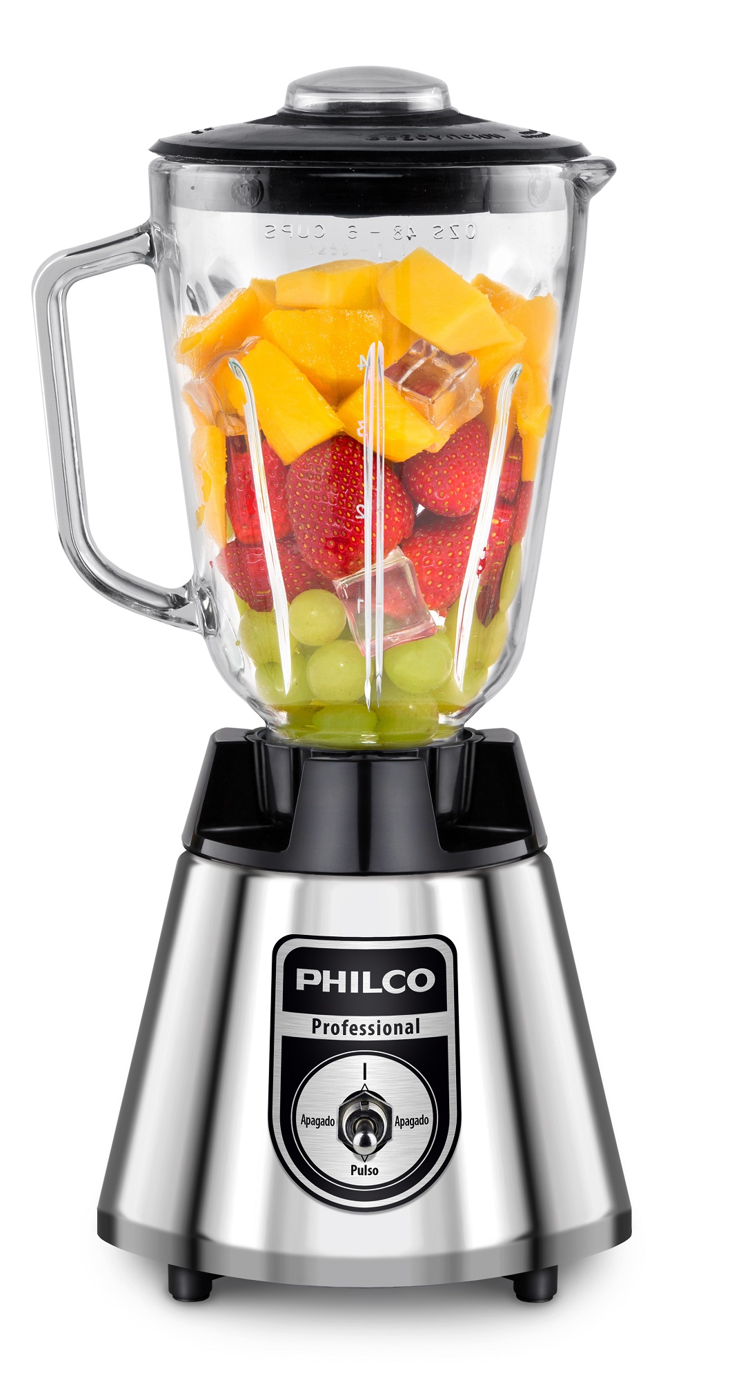 Licuadora Philco 1043 Vaso de Vidrio 600 W Metalica