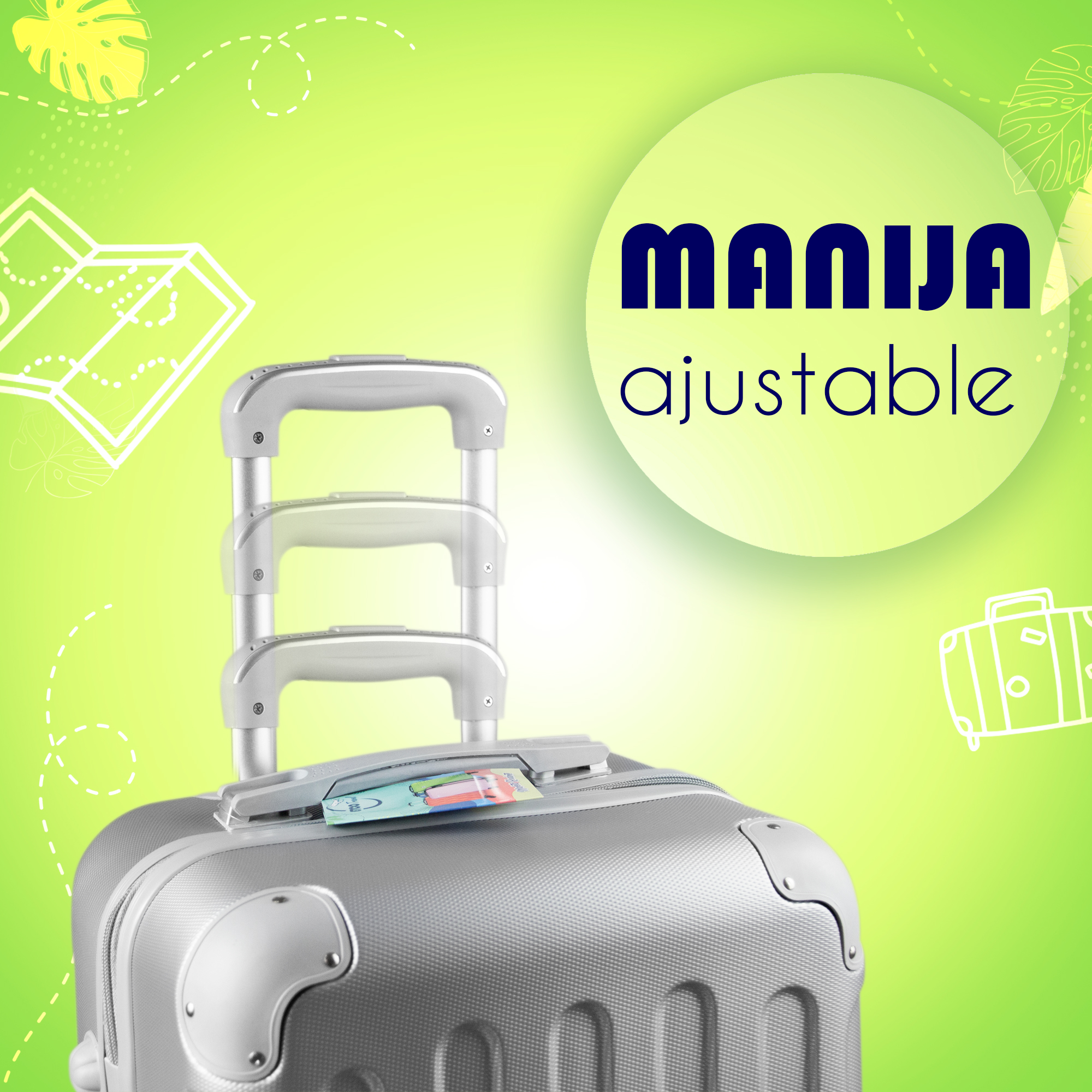 Maleta De Viaje Ligera 20 Pulgadas Etco Travel Equipaje De Mano Gris Plata para Avion Ruedas 360 Barata