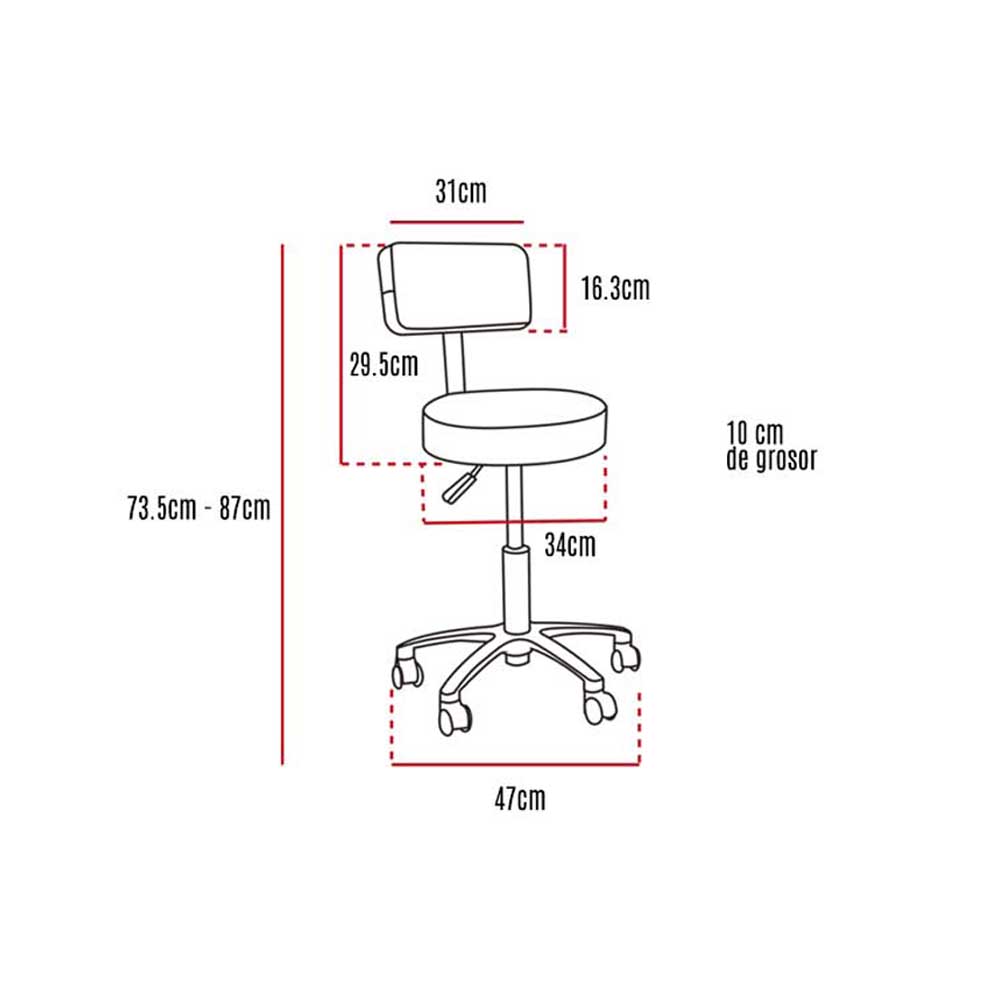 Camilla Silla De Masajes Cama Spa Faciales Sillón Con Banco Rosa