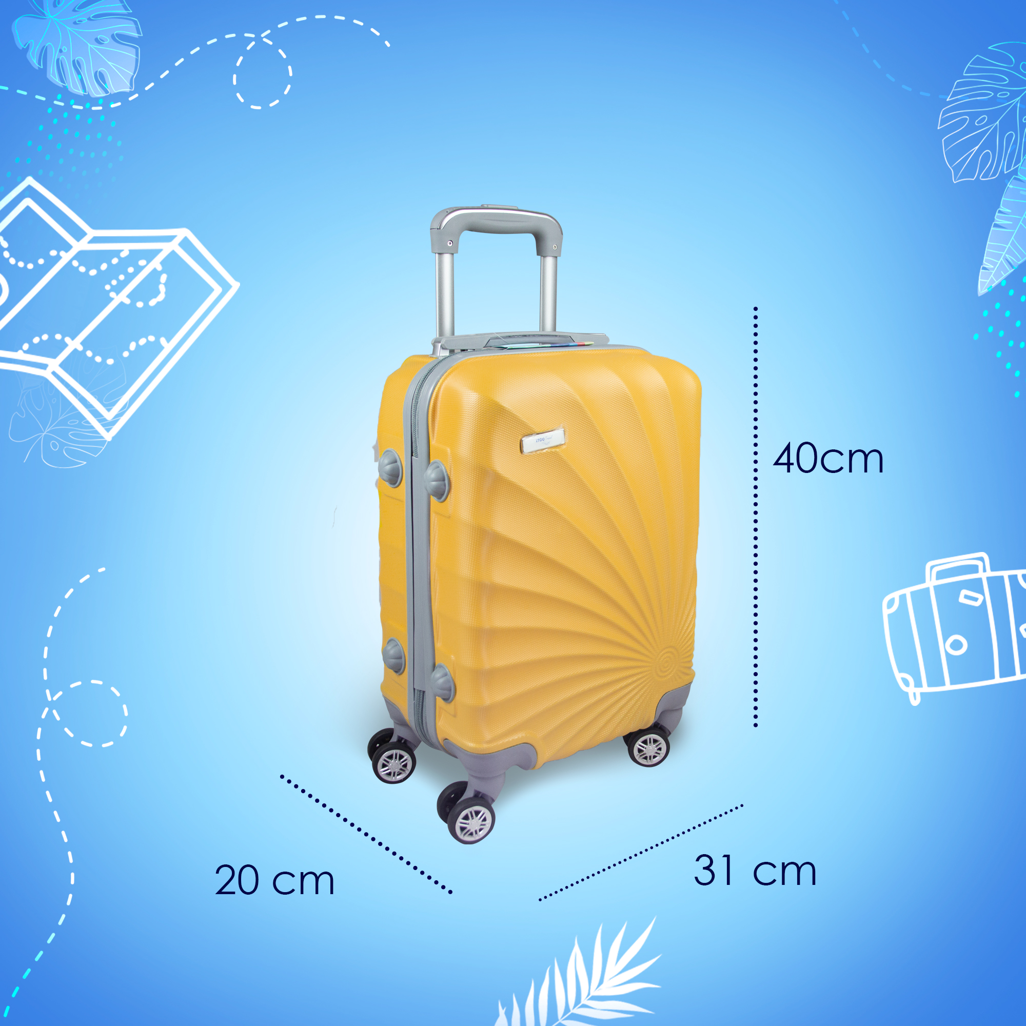 Maletas ligeras, maletas de 4 ruedas, equipaje de mano de 360  grados, equipaje de transporte : Ropa, Zapatos y Joyería