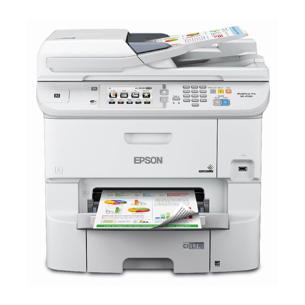 Impresora Multifuncional Epson WorkForce PRO WF-6590 Wi-Fi