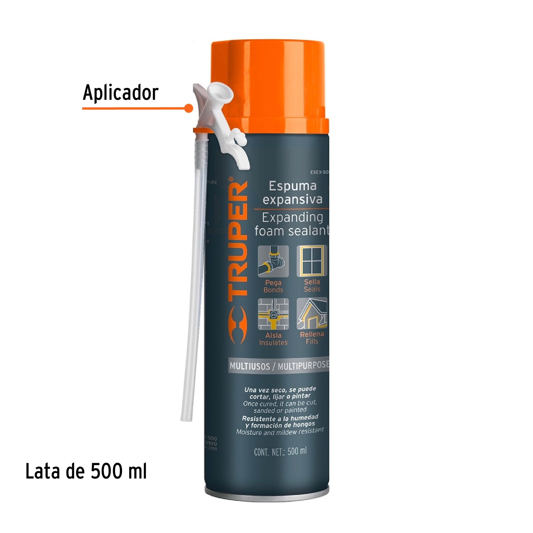 ESPUMA EXPANSIVA DE 500 ML, TRUPER 10920