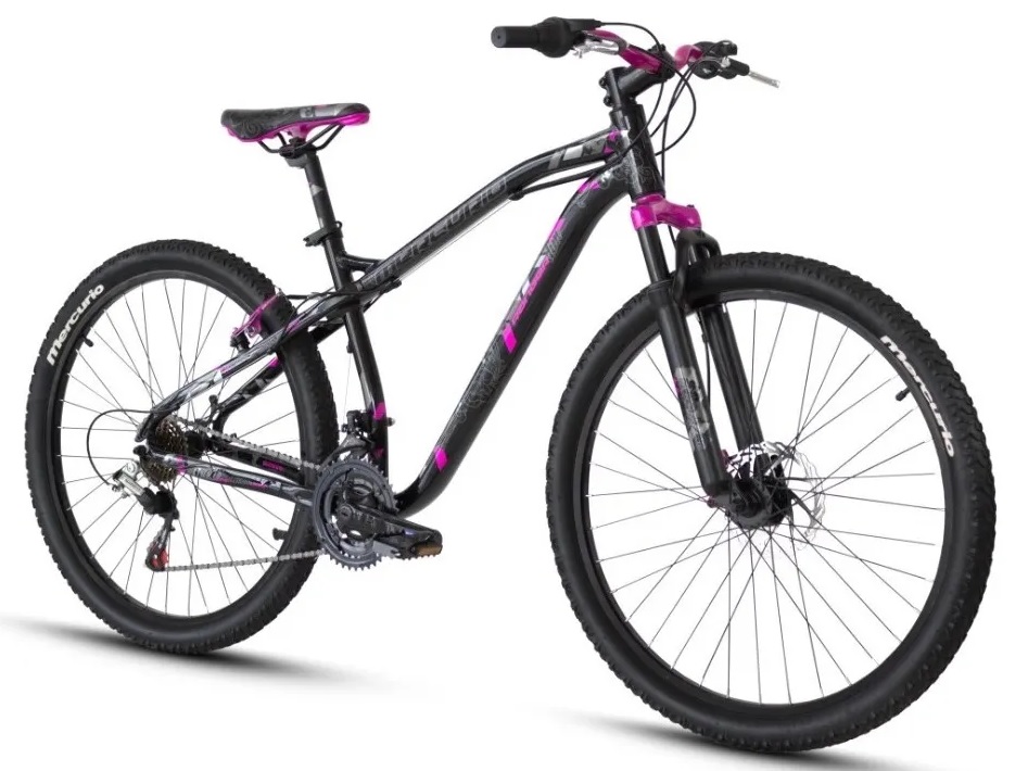 Bicicleta Mercurio Ranger Dim Rod 26 Aluminio 21 Vel Negro