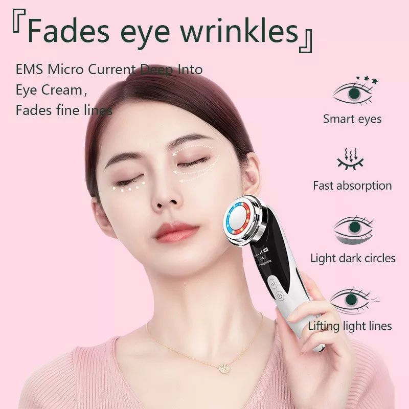 Masajeador facial ultrasónico para rejuvenecimiento de rostro lifting facial 