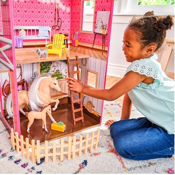 Casa De Muñecas 2 En 1 Kidkraft Con Sonido 43 Accesorios