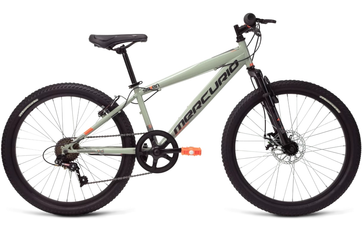 Bicicleta Mercurio Seven Rodada 24 Con Suspension 7  Vel