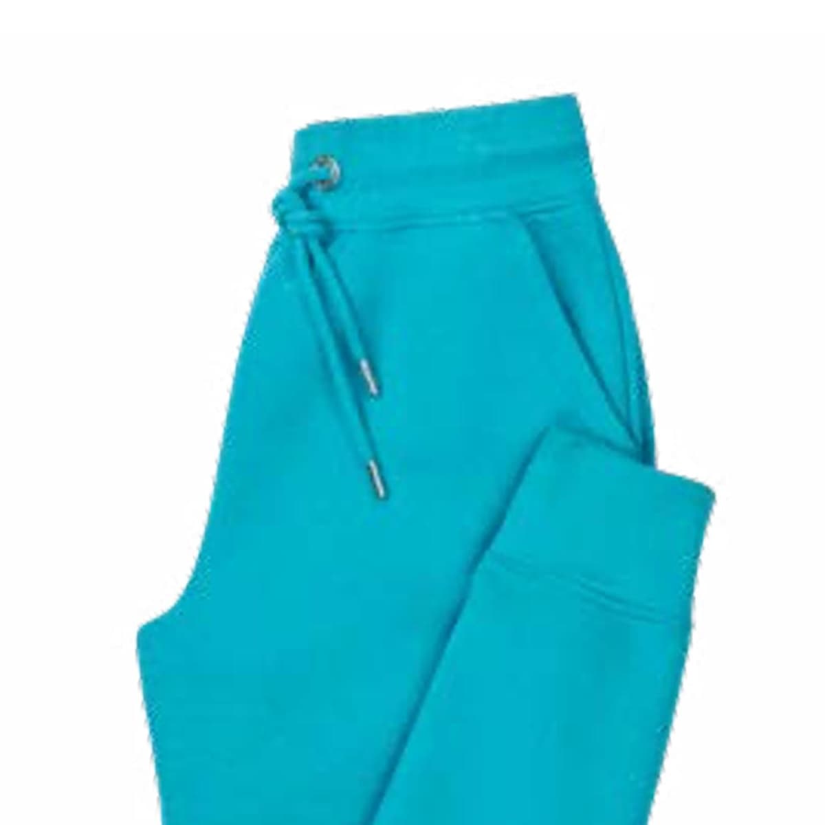 Pants corte de tubo y cintura regular para mujer, azul turquesa, marca Love to Lounge, mod. 1096072