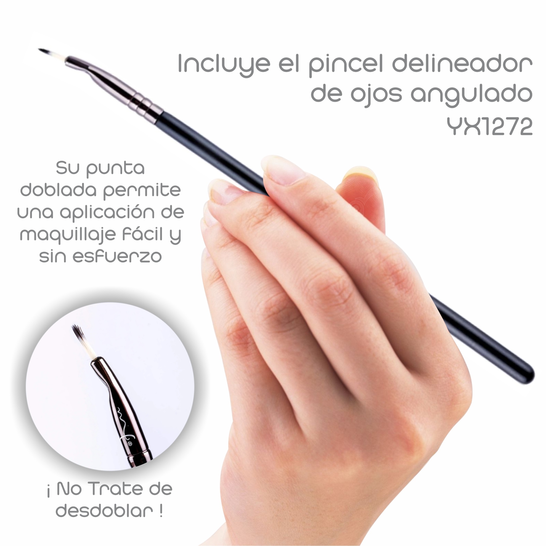 Set de 34 Brochas PROFESIONALES para Maquillaje Marifer Onix aragonmx