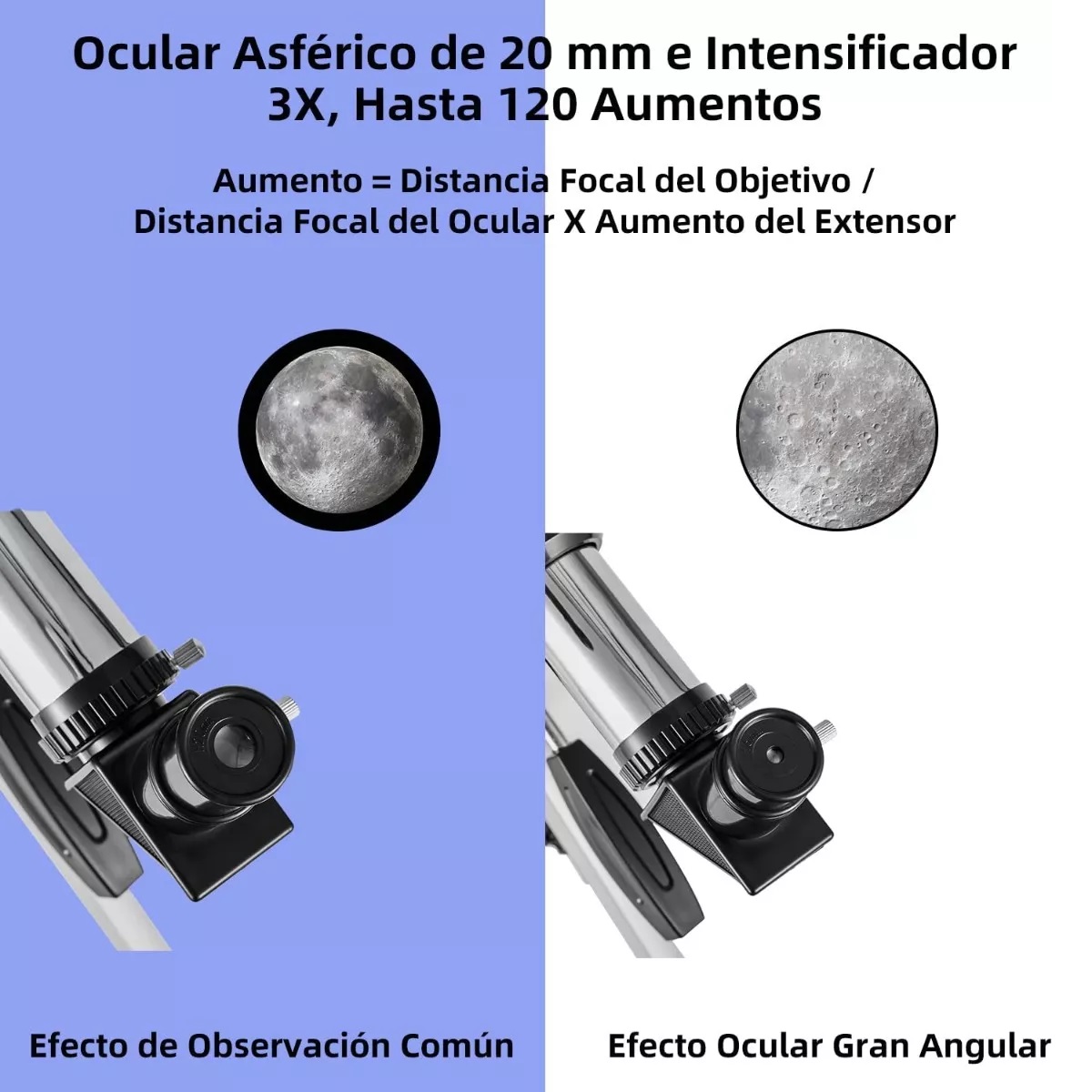 Telescopio Astronómico Soporte Para Celular 70/300mm Hd