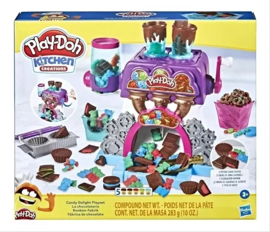 Set De Masas Hasbro Play-doh Fábrica De Chocolate +3 Formas