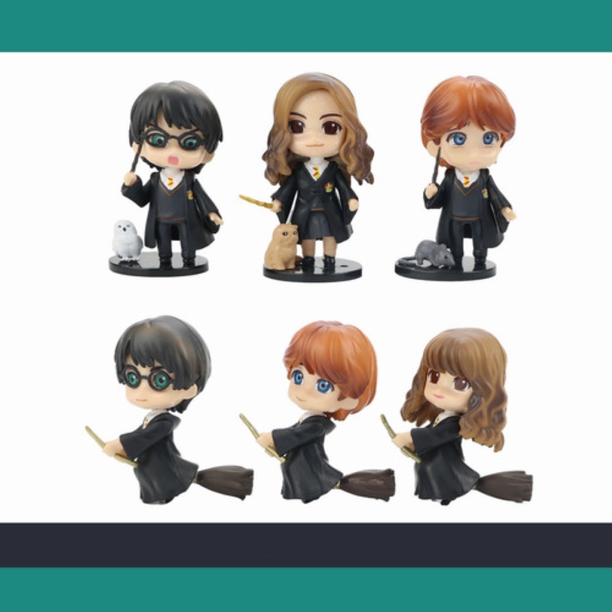 Harry Potter Coleccion Juguetes Figuras Coleccionables 6 Pzs