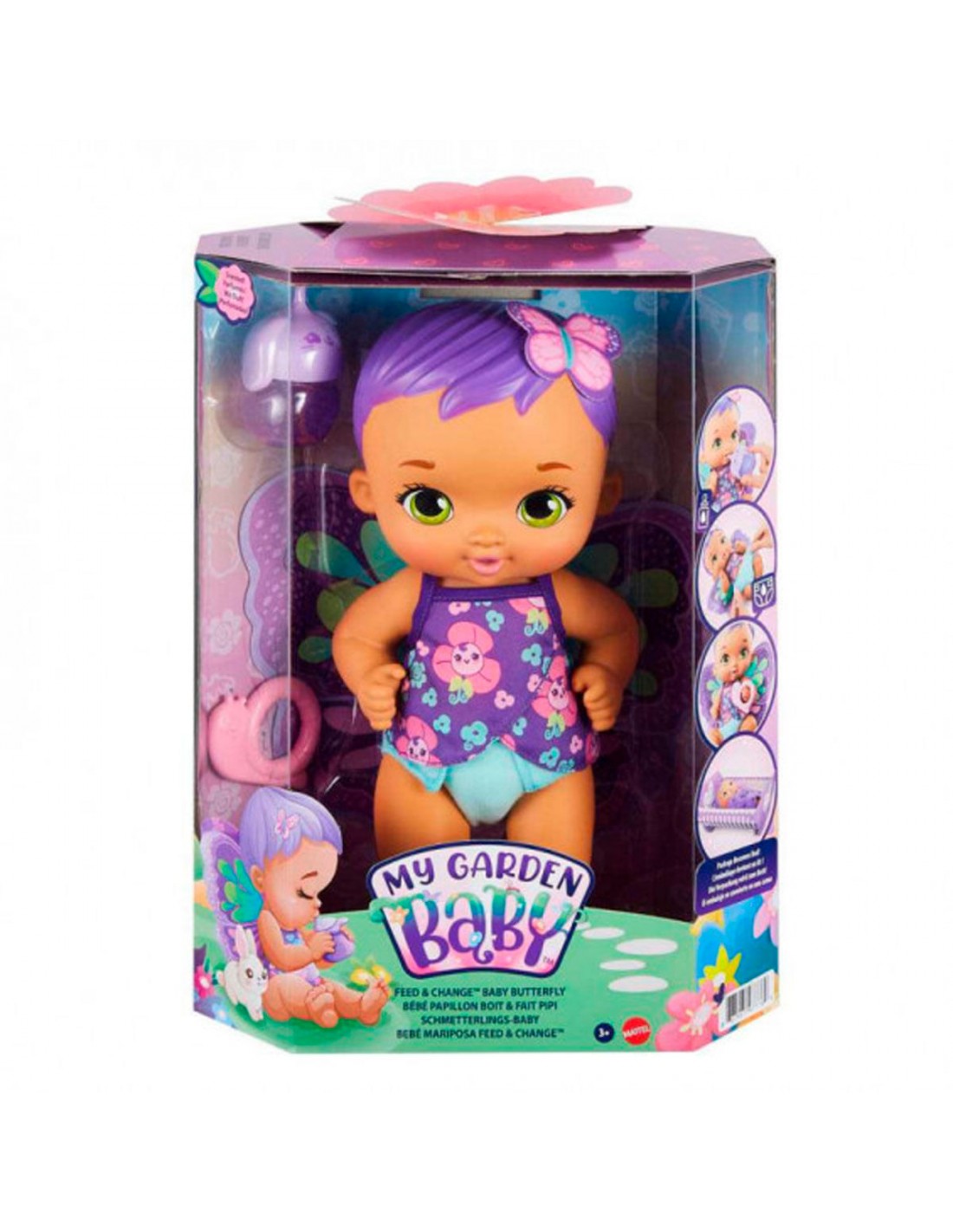 MARIPOSA HORA DE HACER PIPI - My garden baby - Mattel - Original
