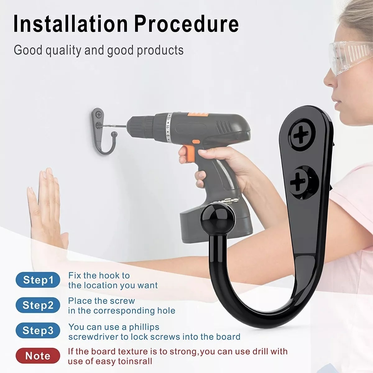 Juego 20 Pzs Ganchos Perchero Acero Inoxidable Para Baño O Cocina