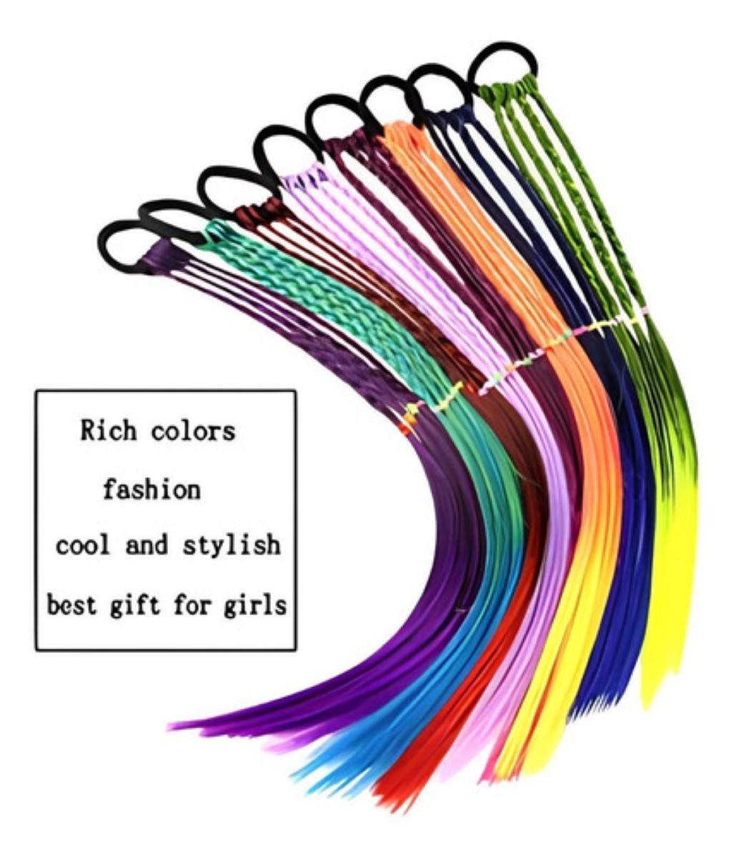 Trenzas De Colores Extensiones Cabello colores