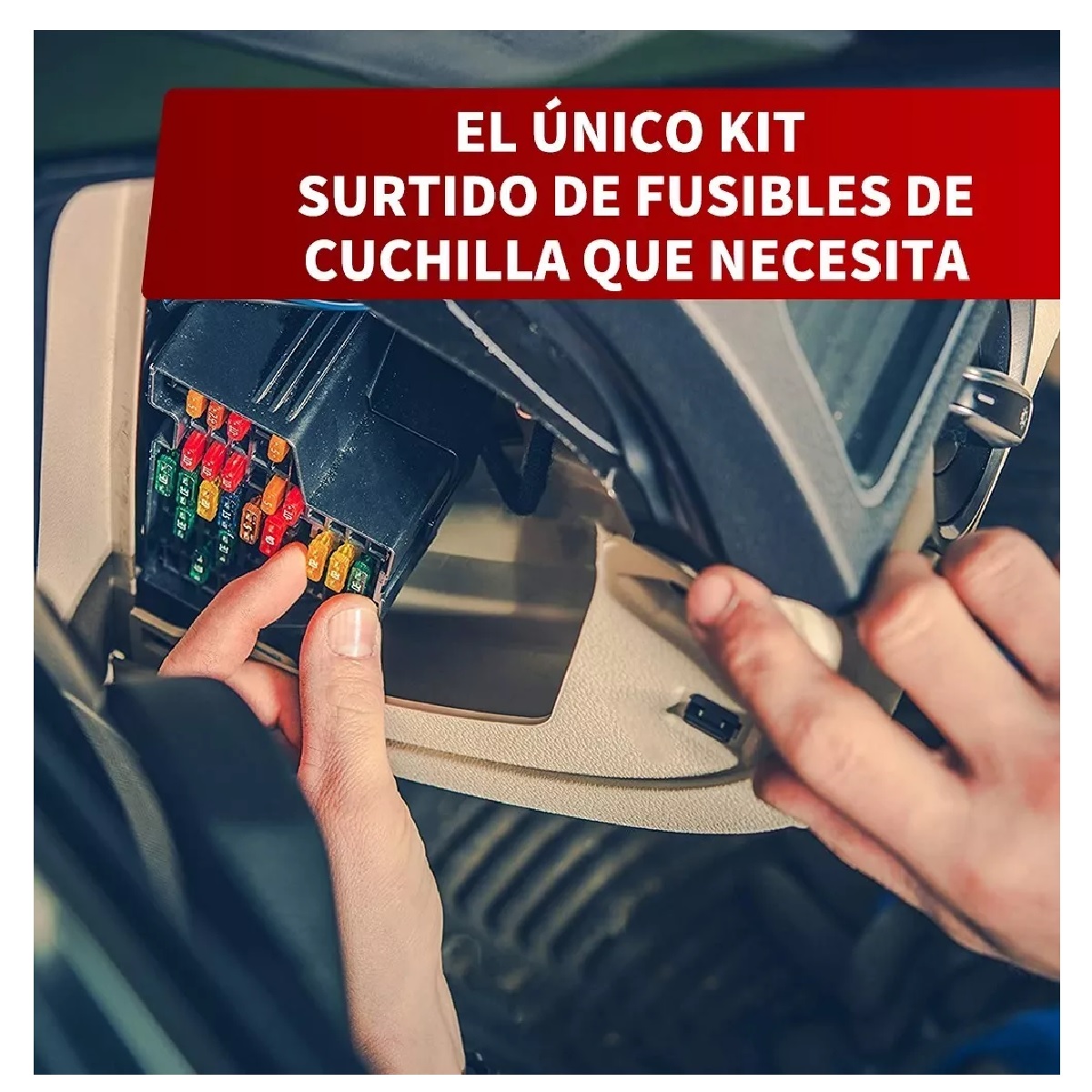 Kit 1000 Piezas Fusibles Coche Automotriz Con Caja