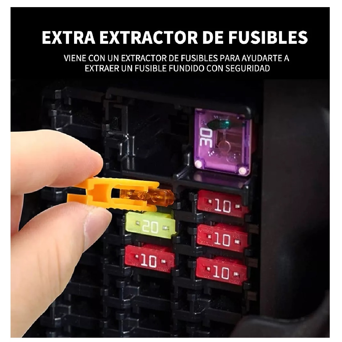 Kit 1000 Piezas Fusibles Coche Automotriz Con Caja